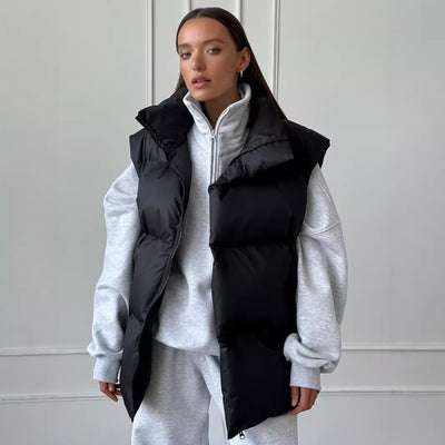 Chaleco de Algodón Premium Otoño Invierno Estilo Europeo