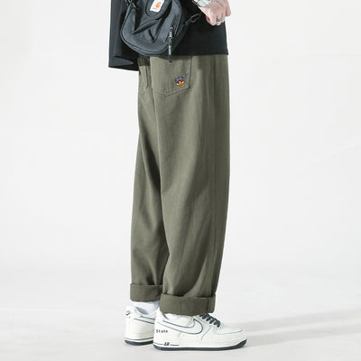 Pantalones Cargo Sueltos para Hombre Rectos Casuales - Image 10