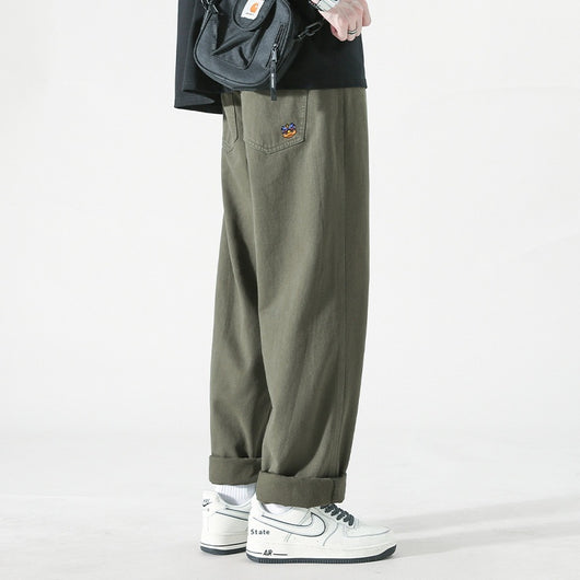 Pantalones Cargo Sueltos para Hombre Rectos Casuales - Image 10
