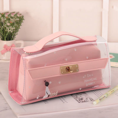 Estuche Transparente Margarita para Lápices y Artículos de Papelería - Image 16