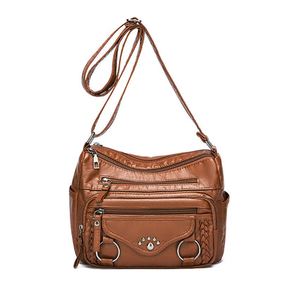 Bolsa Maternal de Cuero PU Suave con Diseño Avanzado - Image 7