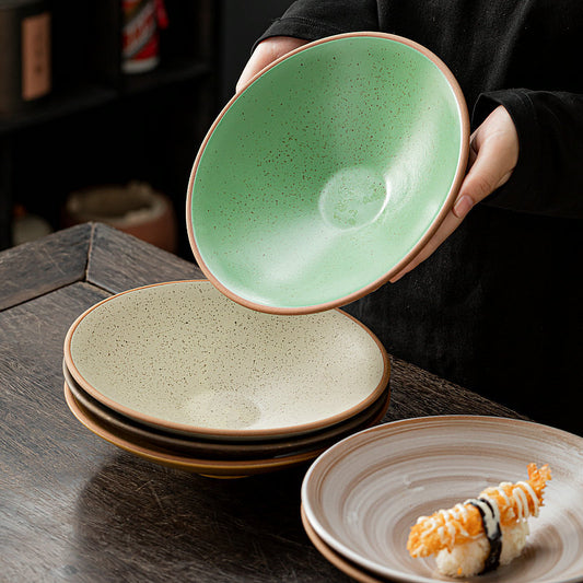 Plato Cuenco Cerámica Artesanal Forma Sombrero