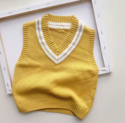 Chaleco Pullover de Punto para Niños - Prenda Base Versátil - Image 5