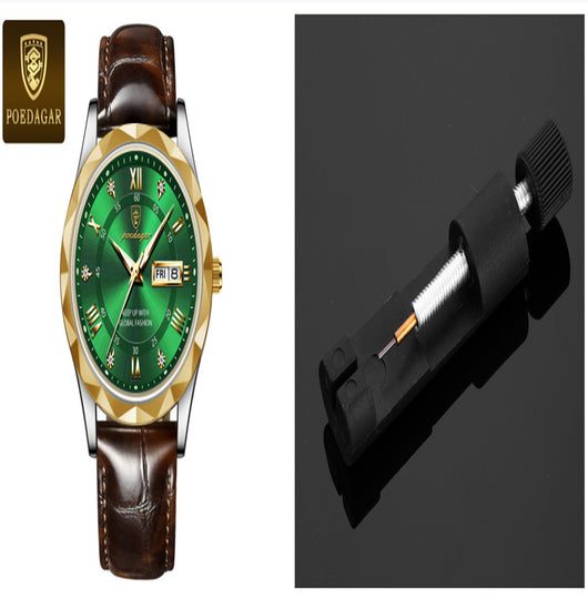 Reloj de Pulsera de Cuarzo Luxury para Hombre con Correa de Cuero - Image 50