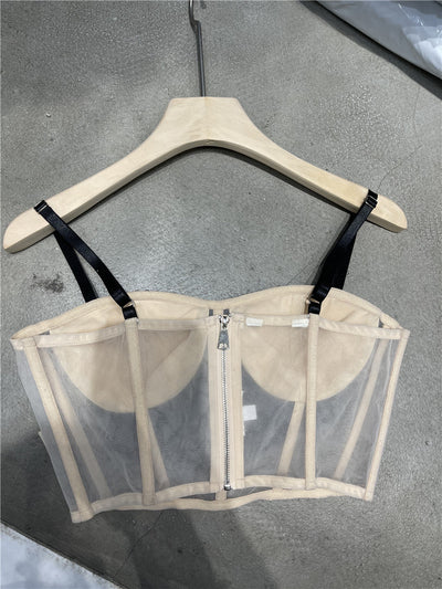 Chaleco de Malla Transparente Hot Girl - Estilo Personalidad - Image 5