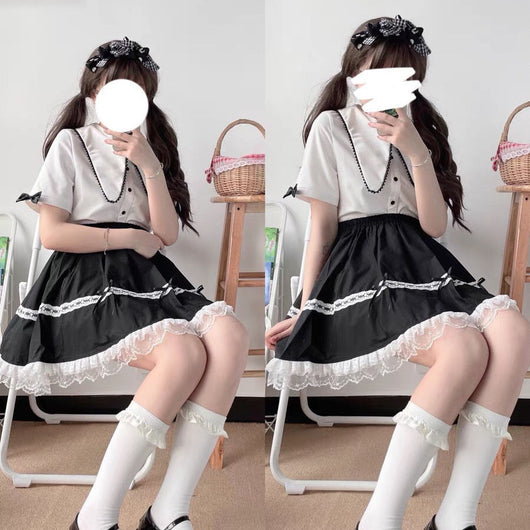 Falda Esponjosa de Estudiante - Diseño Romántico y Fluido - Image 10