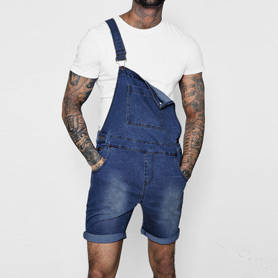 Jumpsuit Vaquero para Hombre con Dobladillo Enrollado - Image 5