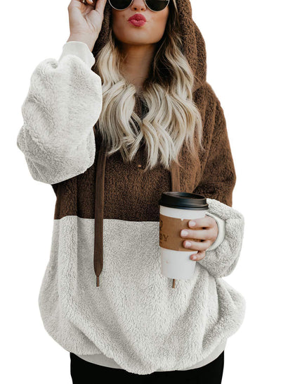 Sudadera Casual con Capucha y Detalles de Cuerda para Mujer - Image 9