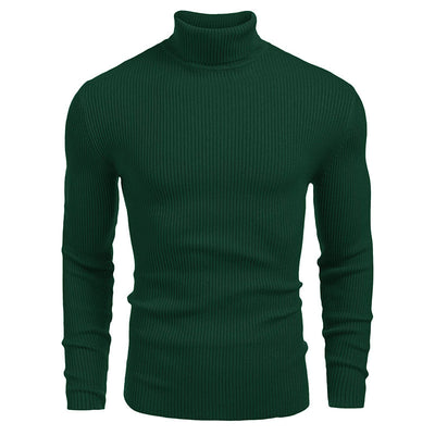 Suéter de Cuello Alto para Hombre - Otoño e Invierno - Image 19