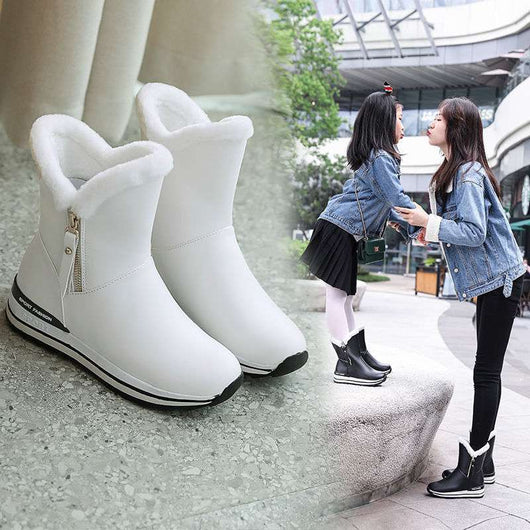 Botas de Invierno para Niñas y Mujeres - Impermeables con Forro de Algodón y Terciopelo - Image 7