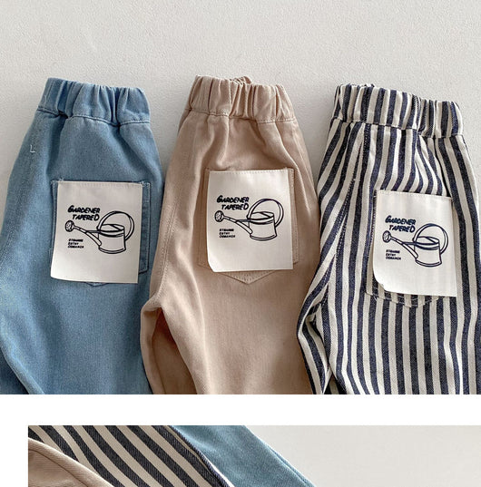 Pantalones Casuales para Niño con Estampado de Rayas Estilo Japonés - Image 13