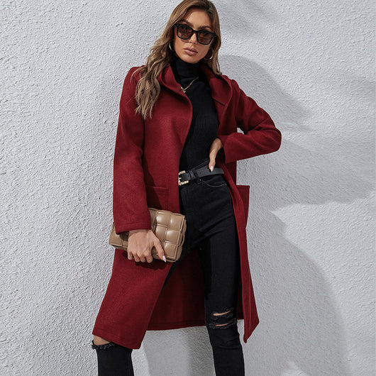 Suéter Abrigo Largo Holgado Multiuso para Otoño e Invierno - Image 3