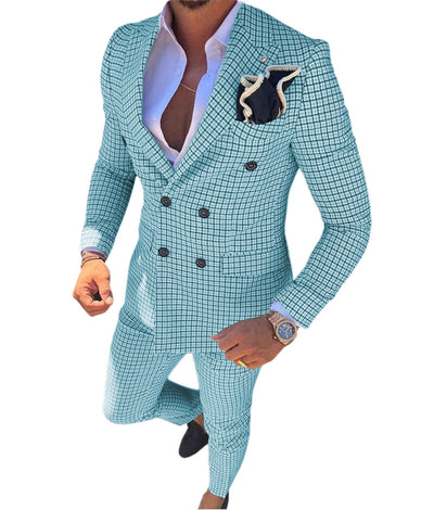 Traje Ejecutivo Slim Fit Dos Piezas Estilo Coreano para Hombre - Image 8