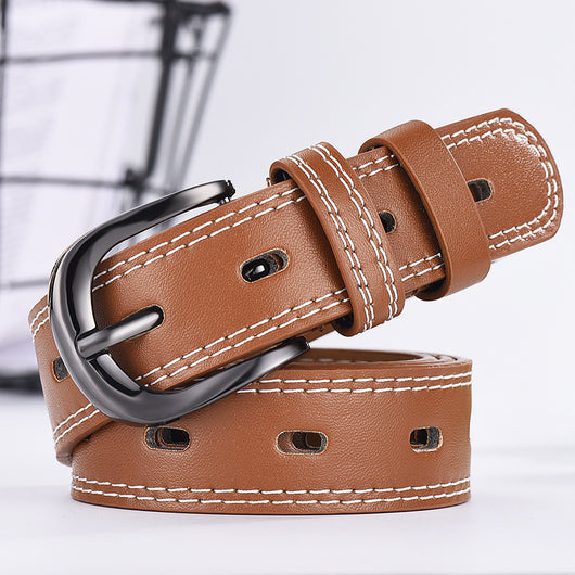 Cinturón Unisex Delgado Calado - Estilo Coreano para Jeans y Vestidos - Image 6