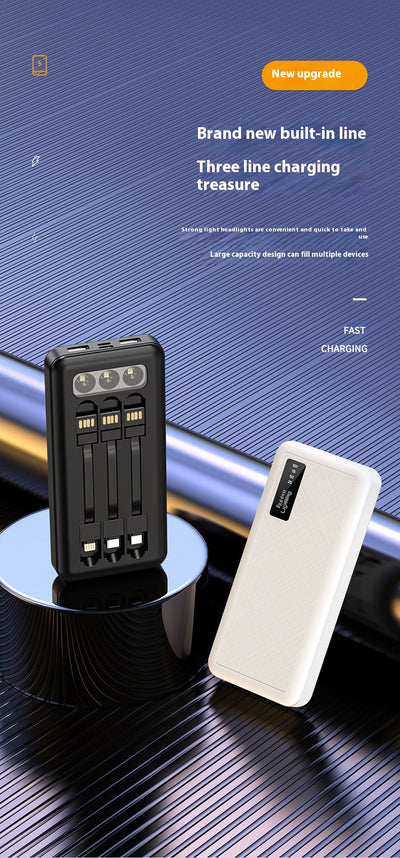 Batería Portátil de Alta Capacidad con Cable Integrable y Pantalla LED - Image 13