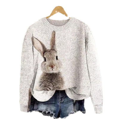 Blusa Cuello Redondo con Estampado Animal - Image 2