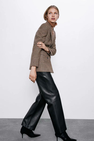Blazer Infantil con Patrón de Cuadros para Invierno - Image 10