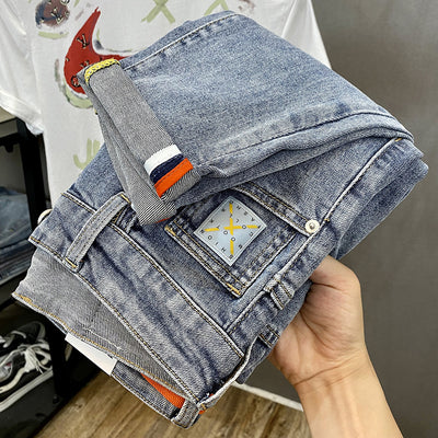 Jeans para Hombre con Estampado de Letras - Image 8