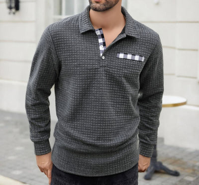 Polo Manga Larga Clásico para Hombre - Image 6
