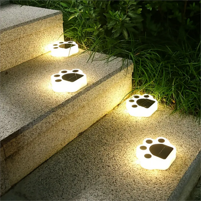 Luces Solares de Jardín con Diseño de Patitas - Decoración LED Impermeable para Exteriores - Image 14