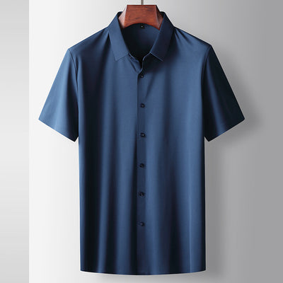 Camiseta Hombre Verano Micro Elástica Sin Costuras Manga Corta - Image 8