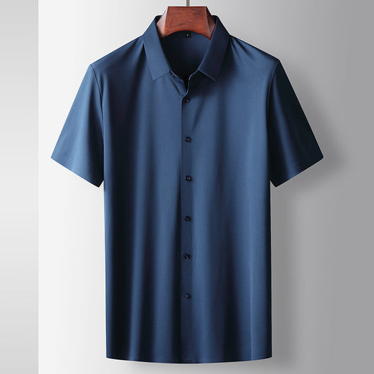 Camiseta Hombre Verano Micro Elástica Sin Costuras Manga Corta - Image 8