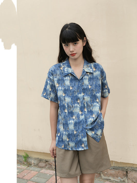 Camisa Suelta y Slim Estilo Coreano para Playa y Casual - Image 2
