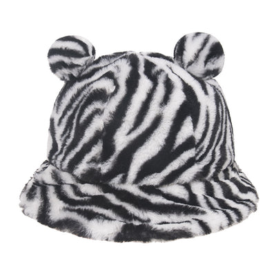 Gorro Pescador con Orejas de Oso y Estampado de Leopardo - Image 9