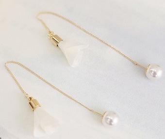Aretes de Perla con Borlas Elegantes - Image 7