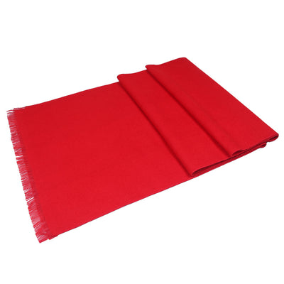 Bufanda Reversible de Terciopelo para Hombre con Borlas - Image 4
