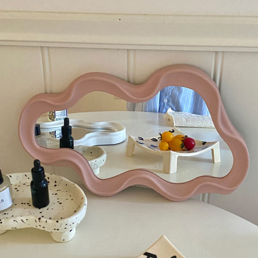 Espejo de Maquillaje Montado en Pared con Diseño Nube - Espejo de Tocador - Image 7