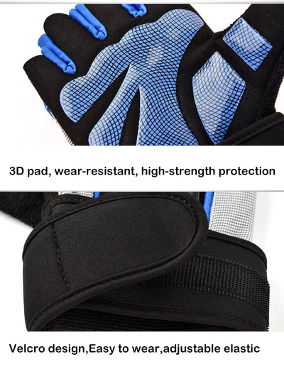 Guantes de Ciclismo con Soporte de Muñeca y Dedos Abiertos - Image 18