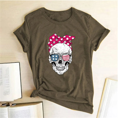 Playera Estampada Casual de Cuello Redondo - Image 37