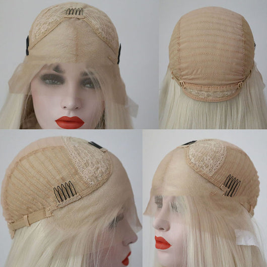 Peluca Frontal de Encaje para Mujer - Fibra Sintética Premium - Image 7