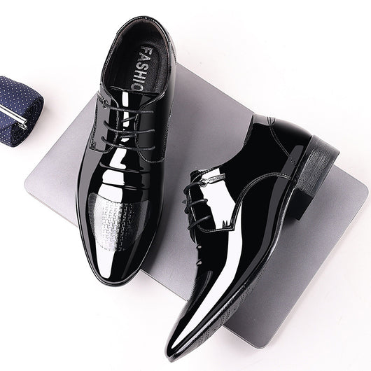 Zapatos de Cuero para Hombre Punta Fina Estilo Ejecutivo