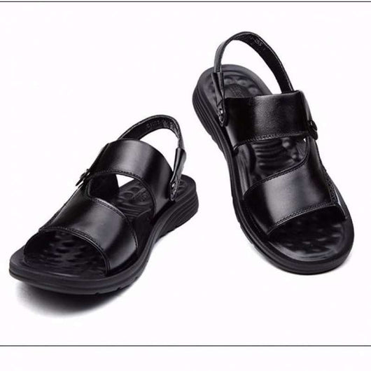 Sandalias de Cuero Genuino para Hombre con Suela Suave y Antideslizante - Image 11