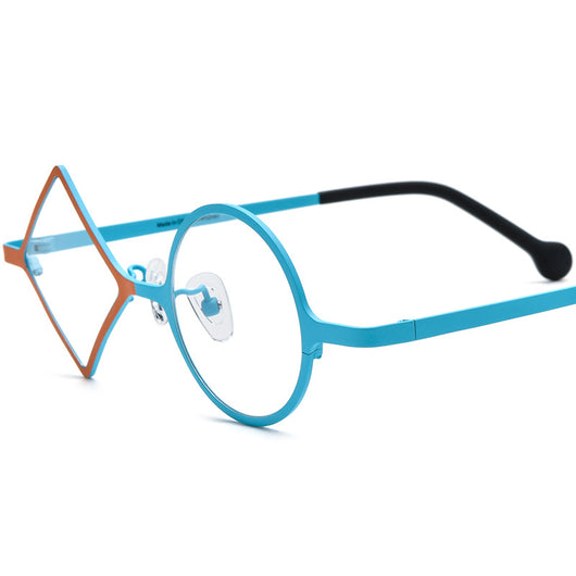 Gafas Bloqueadoras de Luz Azul Titanio Ultraligeras Diseño Irregular - Image 4