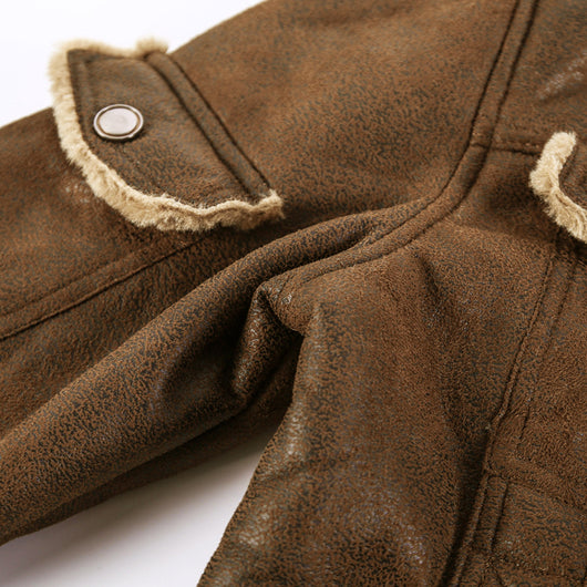 Chamarra Polar Suelta Cálida para Hombre - Image 14