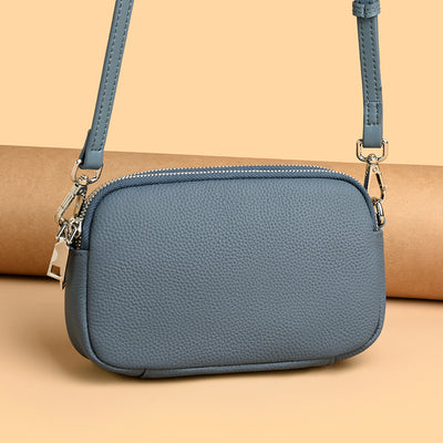 Bolsa Bandolera Cuadrada de Cuero Premium - Diseño Minimalista Versátil - Image 2
