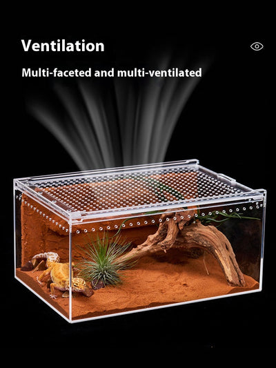 Caja de Alimentación para Reptiles con Alta Permeabilidad Acrílica - Image 15