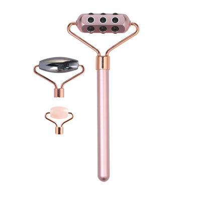 Set de Masaje Facial 3 en 1 con Cabezales Magnéticos Intercambiables - Image 2
