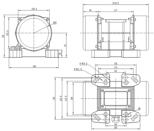 Motor Vibrador 12V/24V para Equipos de Construcción y Concreto - Image 3