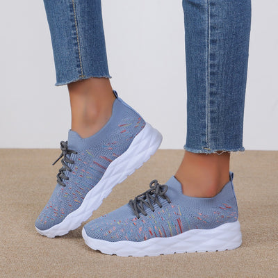 Zapatos Deportivos Tejidos para Mujer Talla Grande - Comodidad y Estilo - Image 6