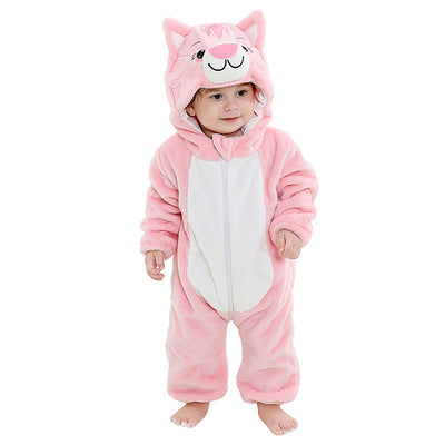 Mameluco Franela Estampado Animales para Bebé 3 Años - Ropa Otoño Europea - Image 15