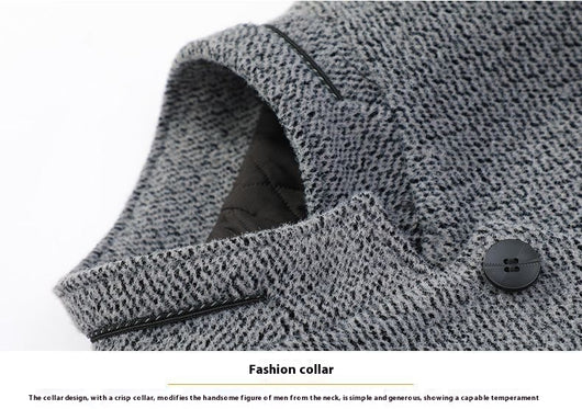Abrigo Ejecutivo Casual para Hombre - Chaqueta Stand Collar Elegante - Image 10