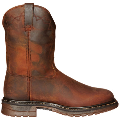 Botas Motociclistas para Hombre con Punta Redonda, Talón Bajo y Puños Elásticos - Image 8