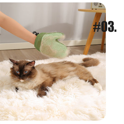Guantes Deslanadores 2 en 1 para Mascotas - Cepillo Flotante para Perros y Gatos - Image 7