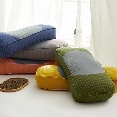 Almohada de Cáscara de Trigo Sarraceno con Funda de Algodón Resistente - Image 2