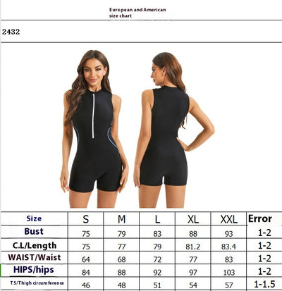 Traje de Baño Enterizo para Mujer sin Mangas - Image 6