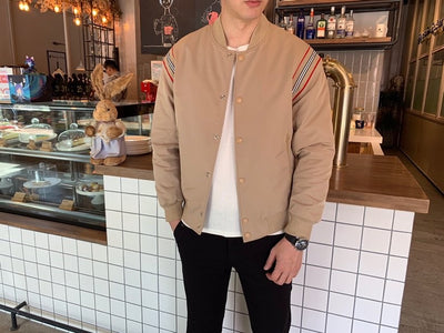 Chaqueta Corta para Hombre Acolchada en Plumón de Pato Blanco Cálido - Image 7